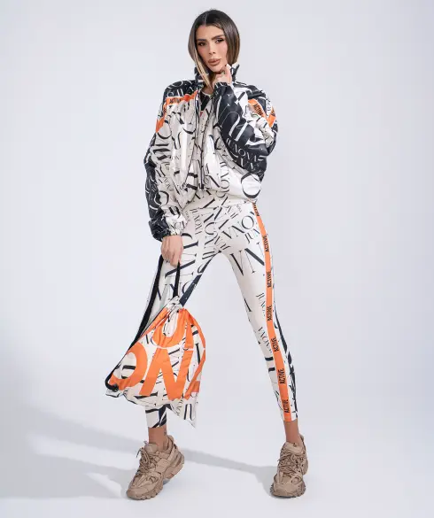 Дамско спортно яке Jfit Orange/Black - 236