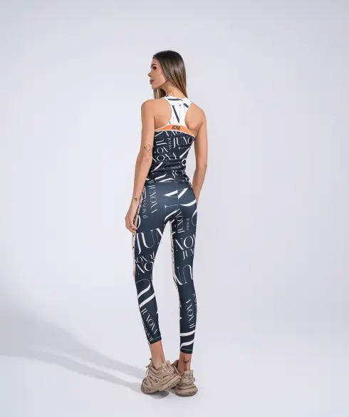 Спортен топ Jfit Orange/Black - 282