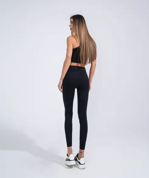 Къс спортен топ Jfit ALL BLACK - 337