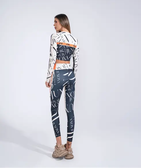 Дамскa спортна блуза Jfit Orange/Black - 263