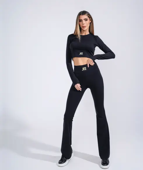 Дамскa спортна блуза Jfit ALL BLACK - 339