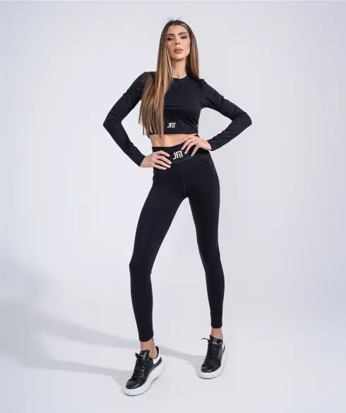Дамскa спортна блуза Jfit ALL BLACK - 343