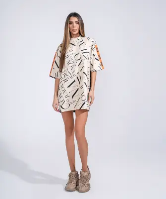 Рокля Jfit Orange/Black